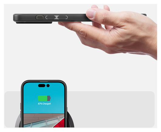 Spigen Crystal Hybrid Apple iPhone 14 Pro Max Hoesje Zwart afbeelding 8