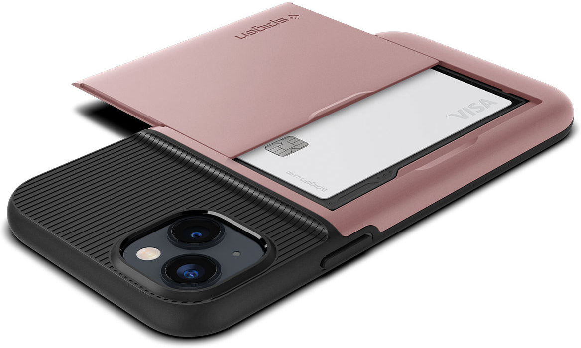 Spigen Slim Armor CS Apple iPhone 14 Hoesje Back Cover Roze Goud afbeelding 6