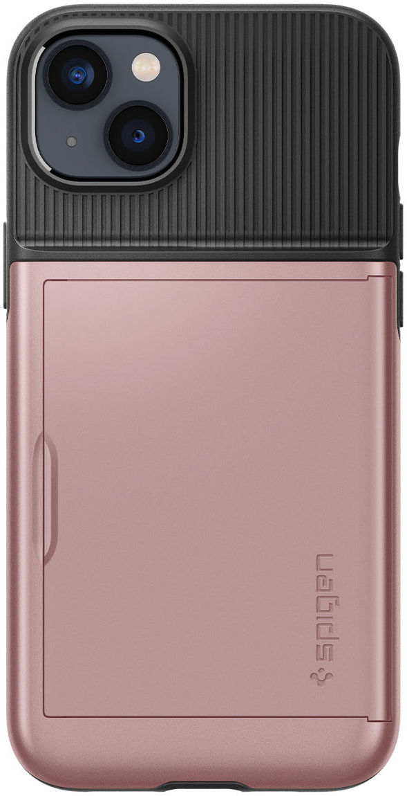 Spigen Slim Armor CS Apple iPhone 14 Hoesje Back Cover Roze Goud afbeelding 3