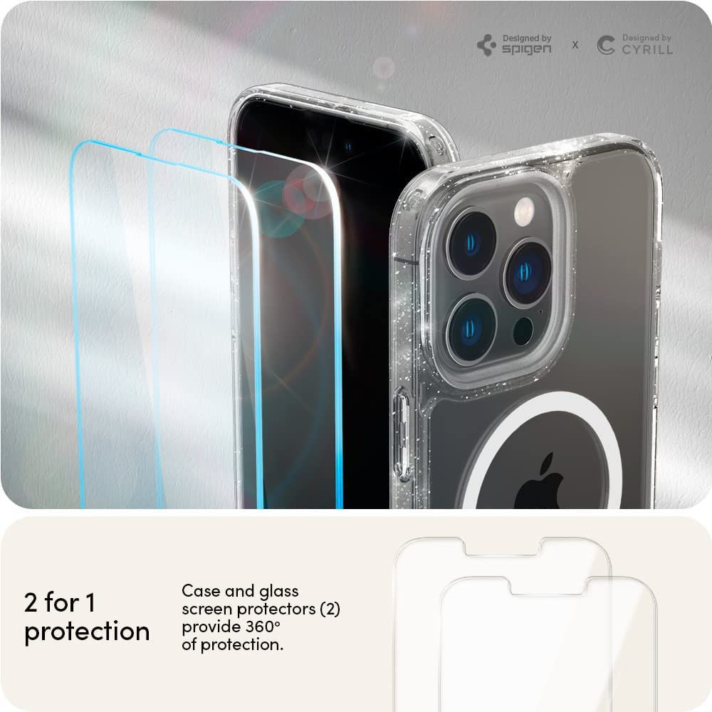 Spigen Cyrill Shine MagSafe Apple iPhone 14 Pro Hoesje Glitter afbeelding 3