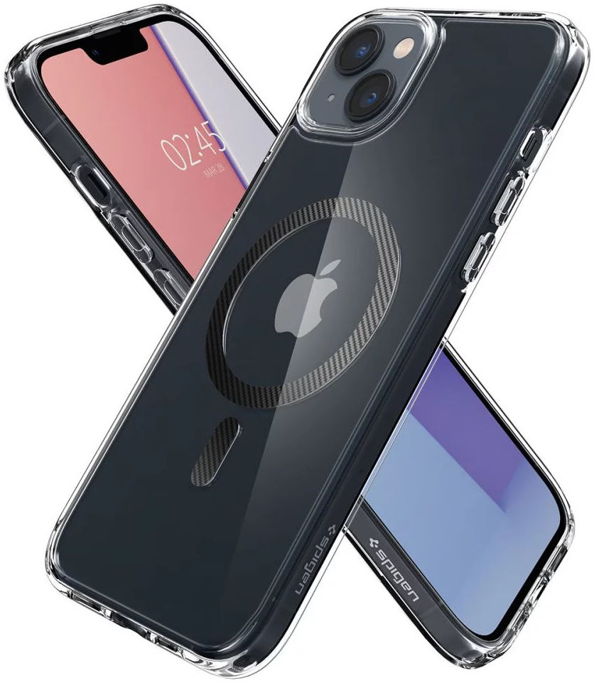 Spigen Ultra Hybrid MagSafe Apple iPhone 14 Hoesje Carbon Fiber afbeelding 3