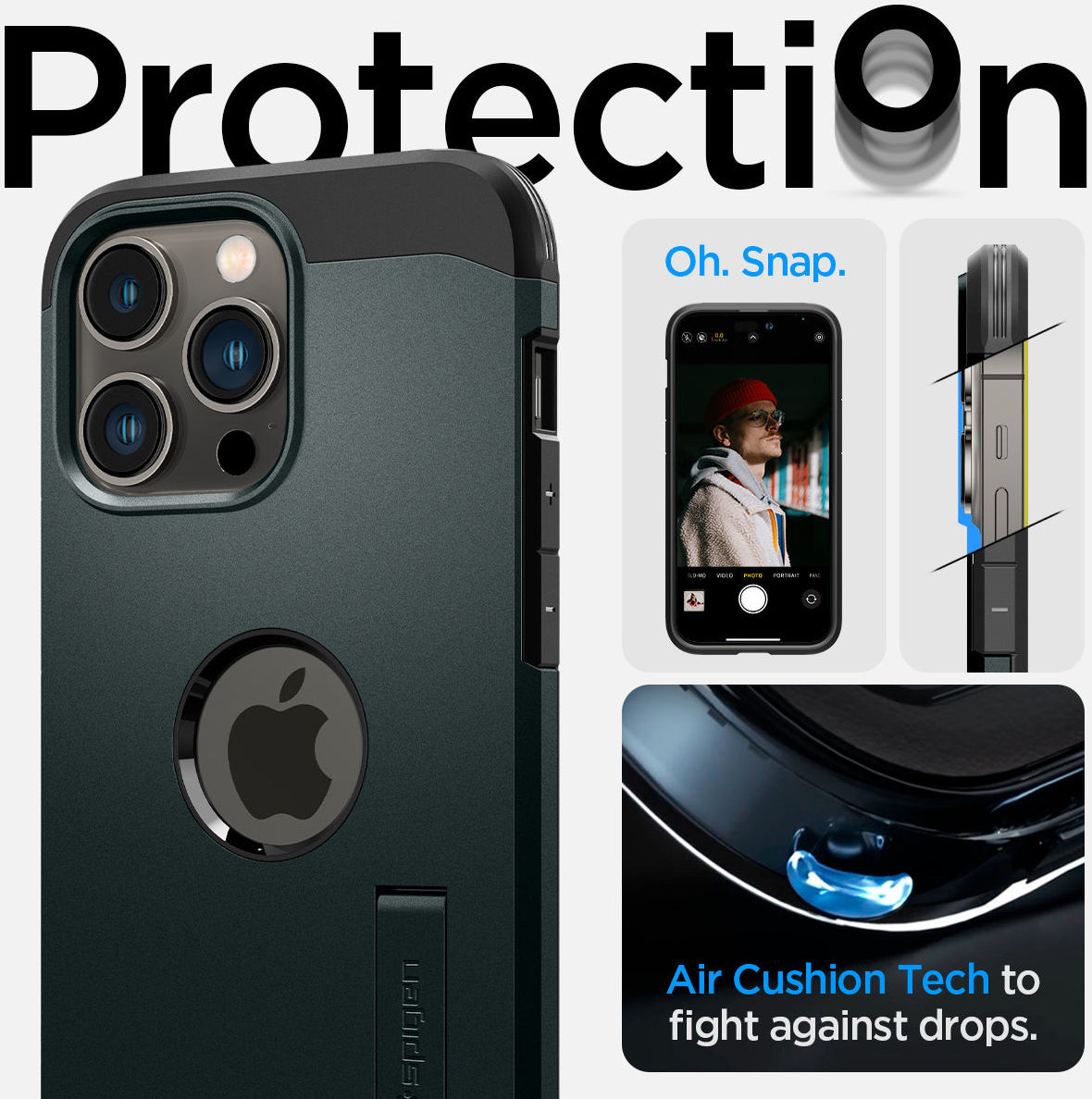 Spigen Tough Armor MagSafe Apple iPhone 14 Pro Max Hoesje Groen afbeelding 12