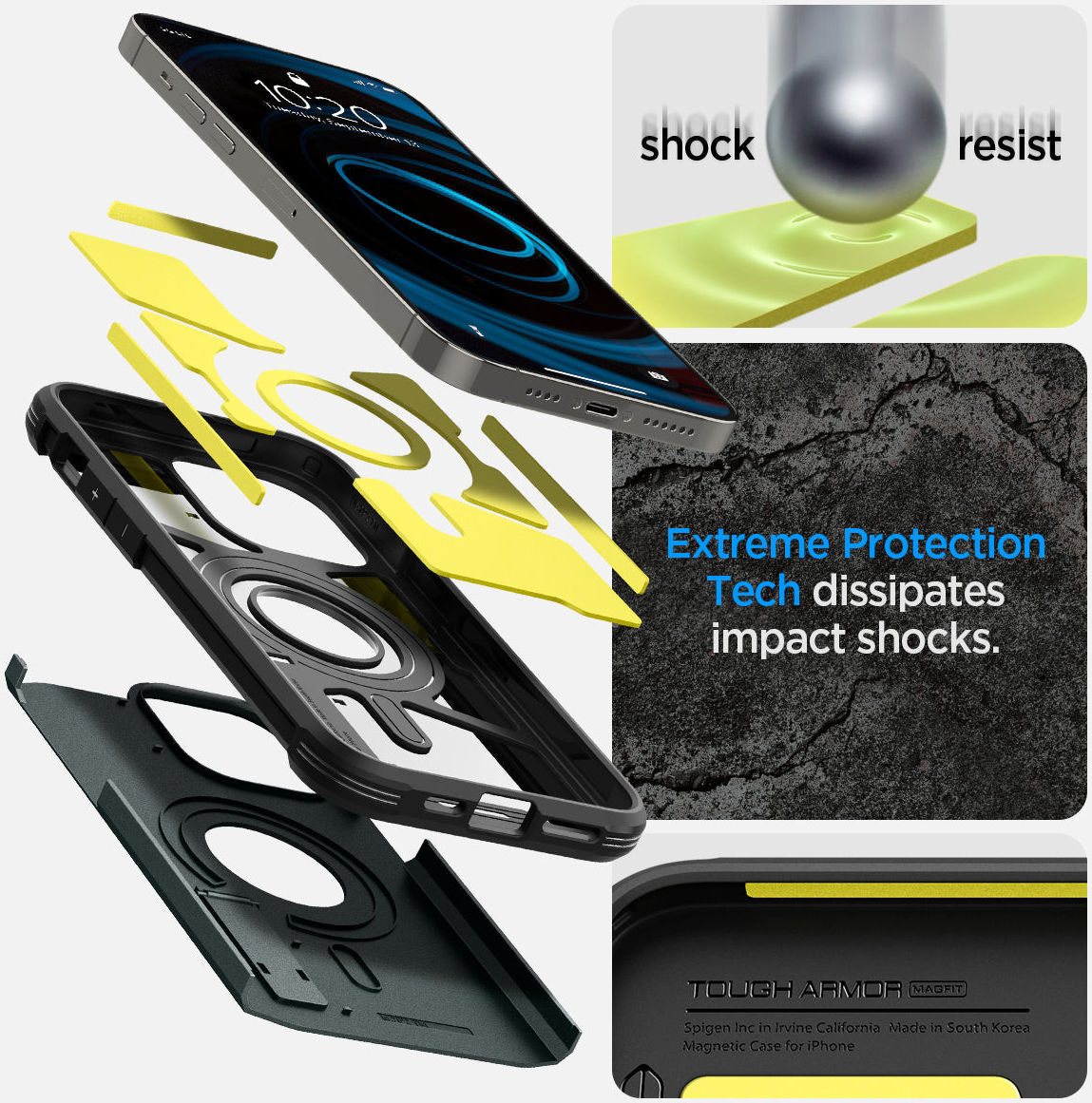Spigen Tough Armor MagSafe Apple iPhone 14 Pro Max Hoesje Groen afbeelding 13