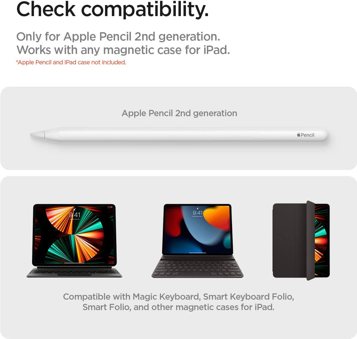 Spigen DA20 Apple Pencil (2e Generatie) Pencil Holder Zwart GSMpunt.nl