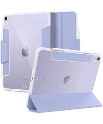 Spigen Ultra Hybrid Pro iPad Air 10.9 (2020/2022) Hoes Book Case Paars Hoesjes
