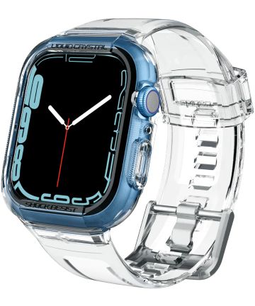 Spigen Liquid Crystal Pro Apple Watch 45MM/44MM Hoesje en Bandje Clear Cases