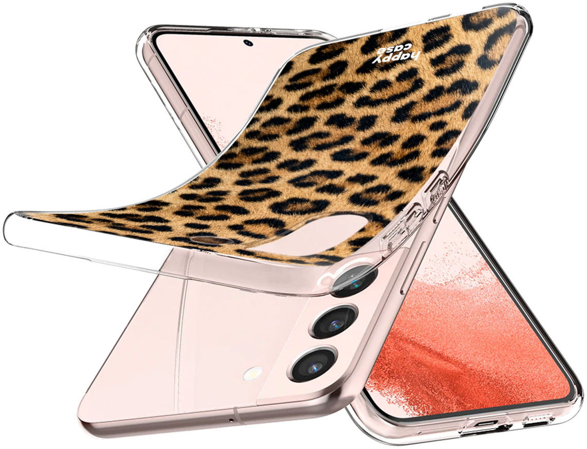 HappyCase Samsung Galaxy S22 Plus Hoesje TPU Wilde Panter Print afbeelding 5