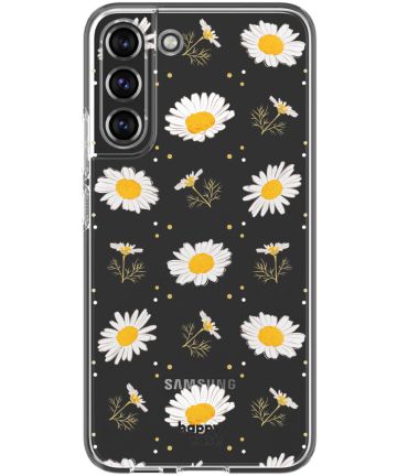 HappyCase Samsung Galaxy S22 Plus Hoesje TPU Bloemen Print Hoesjes
