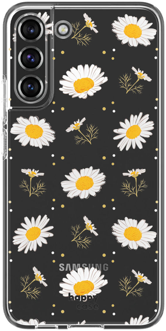 HappyCase Samsung Galaxy S22 Plus Hoesje TPU Bloemen Print afbeelding 1