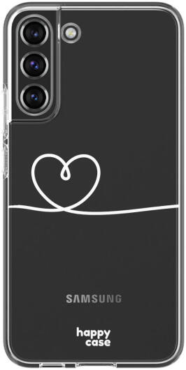 HappyCase Samsung Galaxy S22 Plus Hoesje TPU Hartje Print afbeelding 1