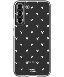 HappyCase Samsung Galaxy S22 Plus Hoesje TPU Hartjes Print