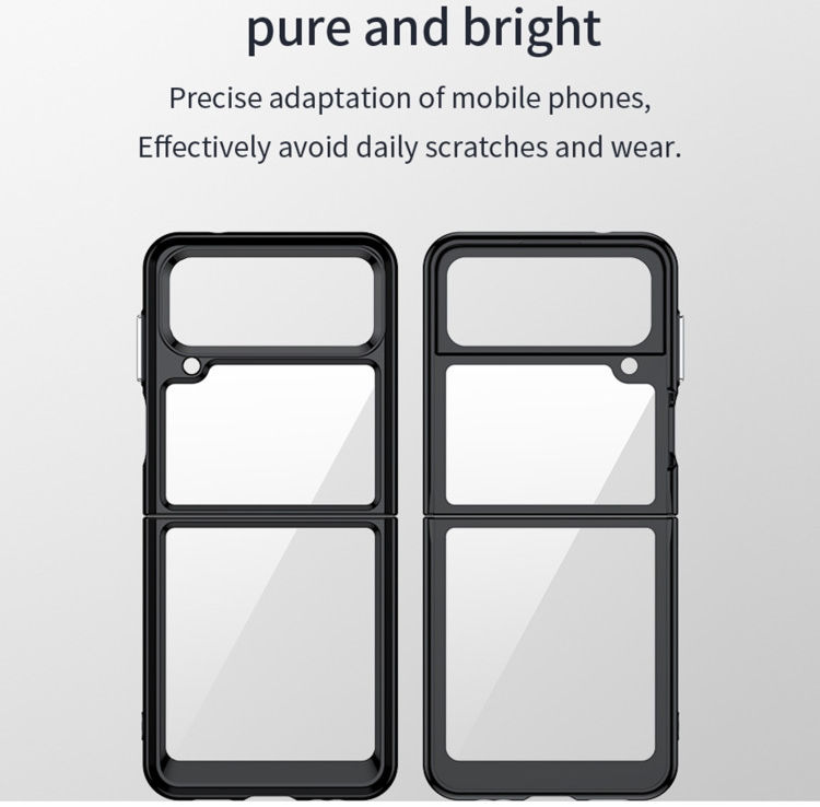 Samsung Galaxy Z Flip 4 Hoesje Hard Plastic Back Cover Blauw afbeelding 3