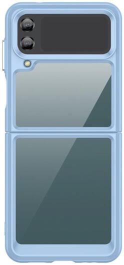 Samsung Galaxy Z Flip 4 Hoesje Hard Plastic Back Cover Blauw afbeelding 2