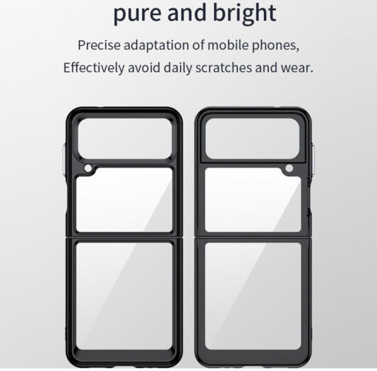 Samsung Galaxy Z Flip 4 Hoesje Hard Plastic Back Cover Blauw afbeelding 3