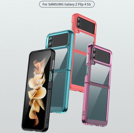Samsung Galaxy Z Flip 4 Hoesje Hard Plastic Back Cover Blauw afbeelding 6