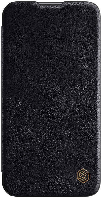Nillkin Qin Pro Apple iPhone 14 Hoesje Book Case Camera Slider Zwart afbeelding 3
