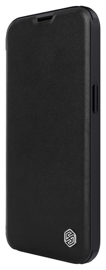 Nillkin Qin Pro iPhone 14 Pro Hoesje Book Case Camera Slider Zwart afbeelding 4
