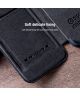 Nillkin Qin Pro iPhone 14 Pro Max Hoesje Book Case Camera Slider Zwart