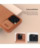 Nillkin Qin Pro iPhone 14 Pro Max Hoesje Book Case Camera Slider Bruin