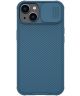 Nillkin CamShield Apple iPhone 14 Hoesje met Camera Slider Blauw