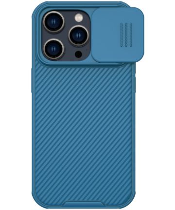 Nillkin CamShield Apple iPhone 14 Pro Hoesje met Camera Slider Blauw Hoesjes