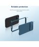 Nillkin CamShield Apple iPhone 14 Plus Hoesje met Camera Slider Blauw