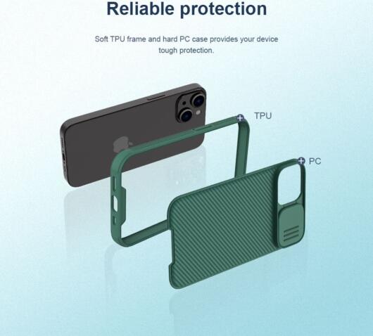 Nillkin CamShield Apple iPhone 14 Pro Max Hoesje Camera Slider Zwart afbeelding 7