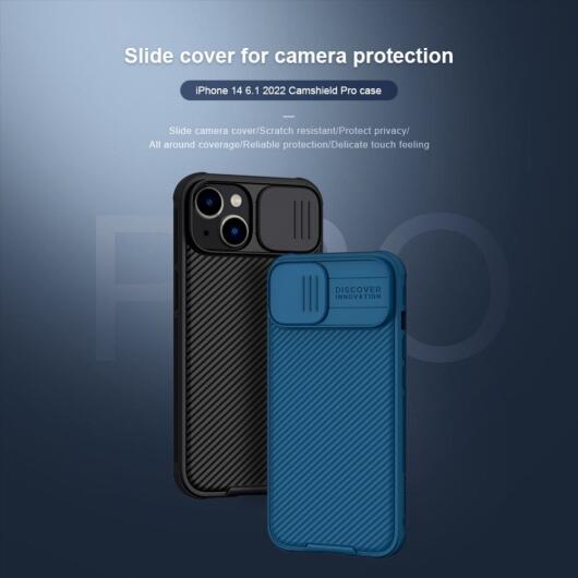 Nillkin CamShield Apple iPhone 14 Pro Max Hoesje Camera Slider Zwart afbeelding 11