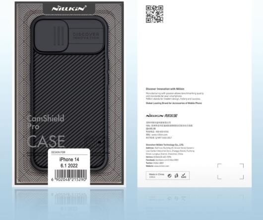 Nillkin CamShield Apple iPhone 14 Pro Max Hoesje Camera Slider Zwart afbeelding 12