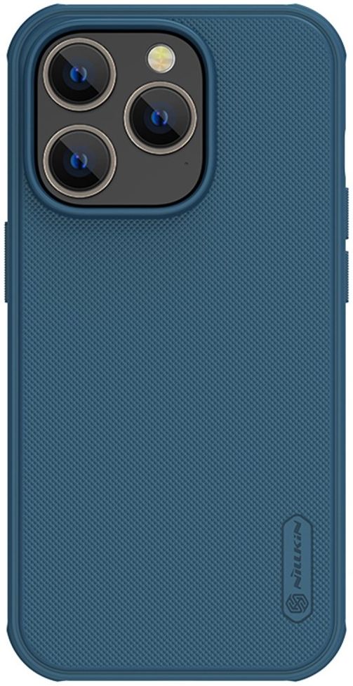 Nillkin Super Frosted Shield Apple iPhone 14 Pro Hoesje Blauw afbeelding 1