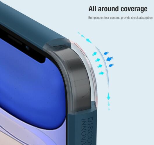 Nillkin Super Frosted Shield Apple iPhone 14 Pro Hoesje Blauw afbeelding 8