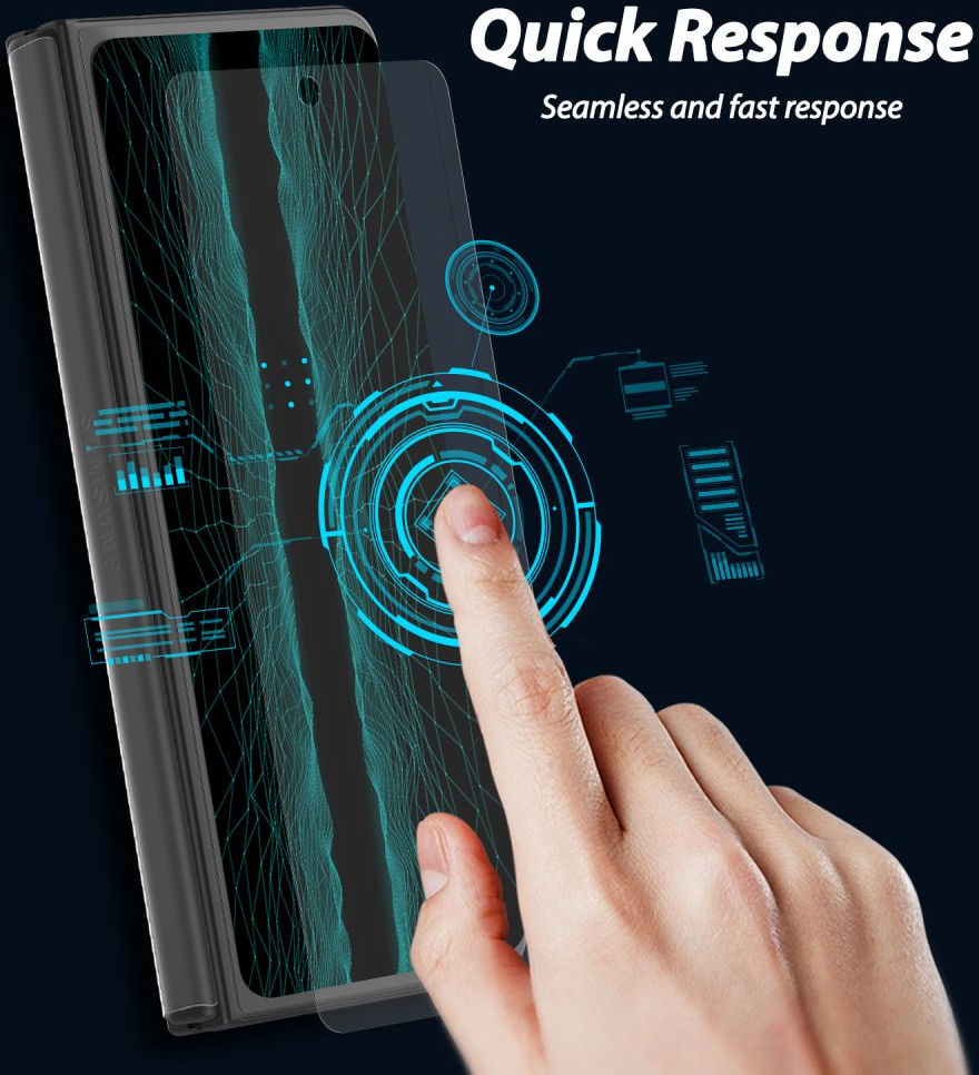 Whitestone Dome Glass Samsung Galaxy Z Fold 4 Screen Protector 2-Pack afbeelding 5