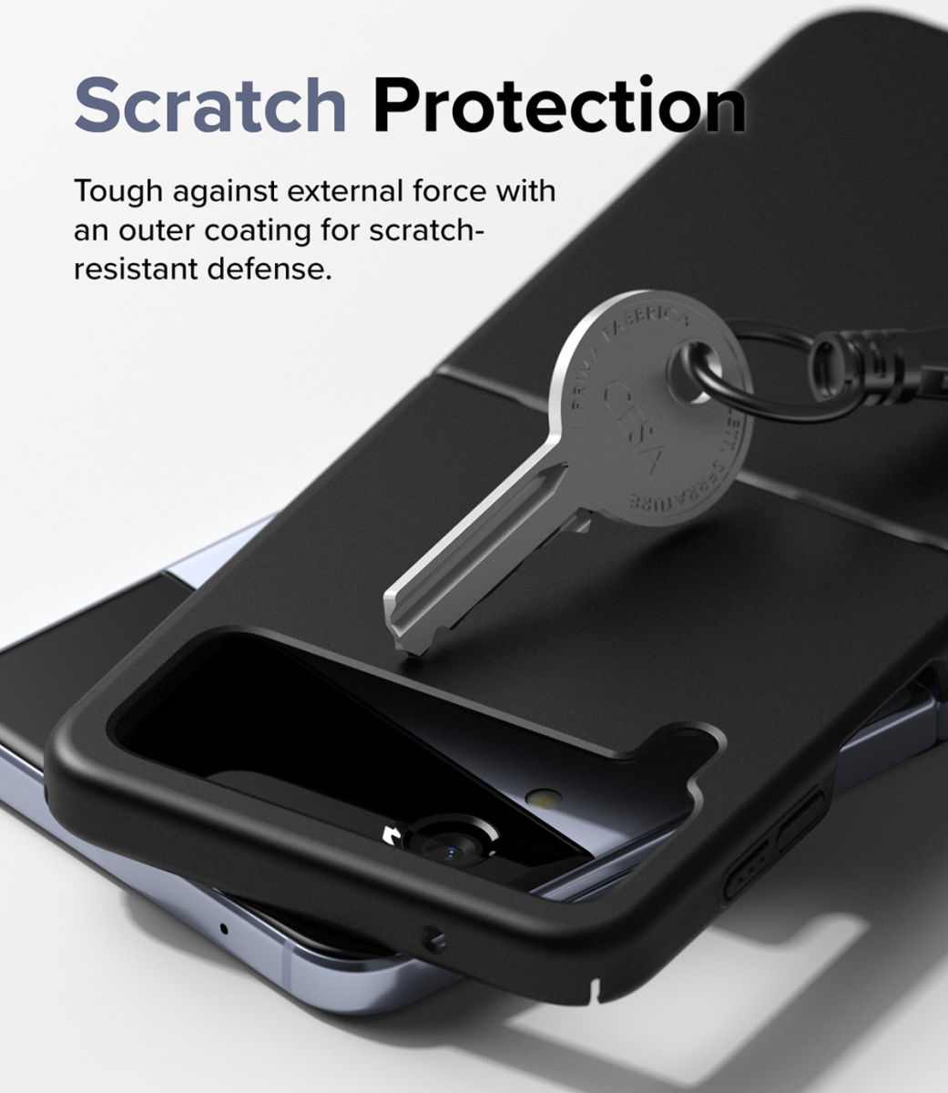 Ringke Slim Samsung Galaxy Z Flip 4 Hoesje Back Cover Zwart afbeelding 9