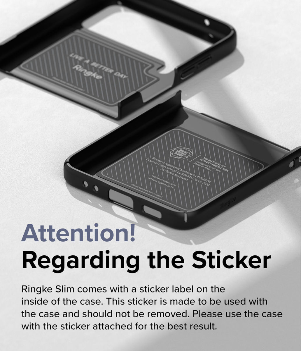 Ringke Slim Samsung Galaxy Z Flip 4 Hoesje Back Cover Zwart afbeelding 11