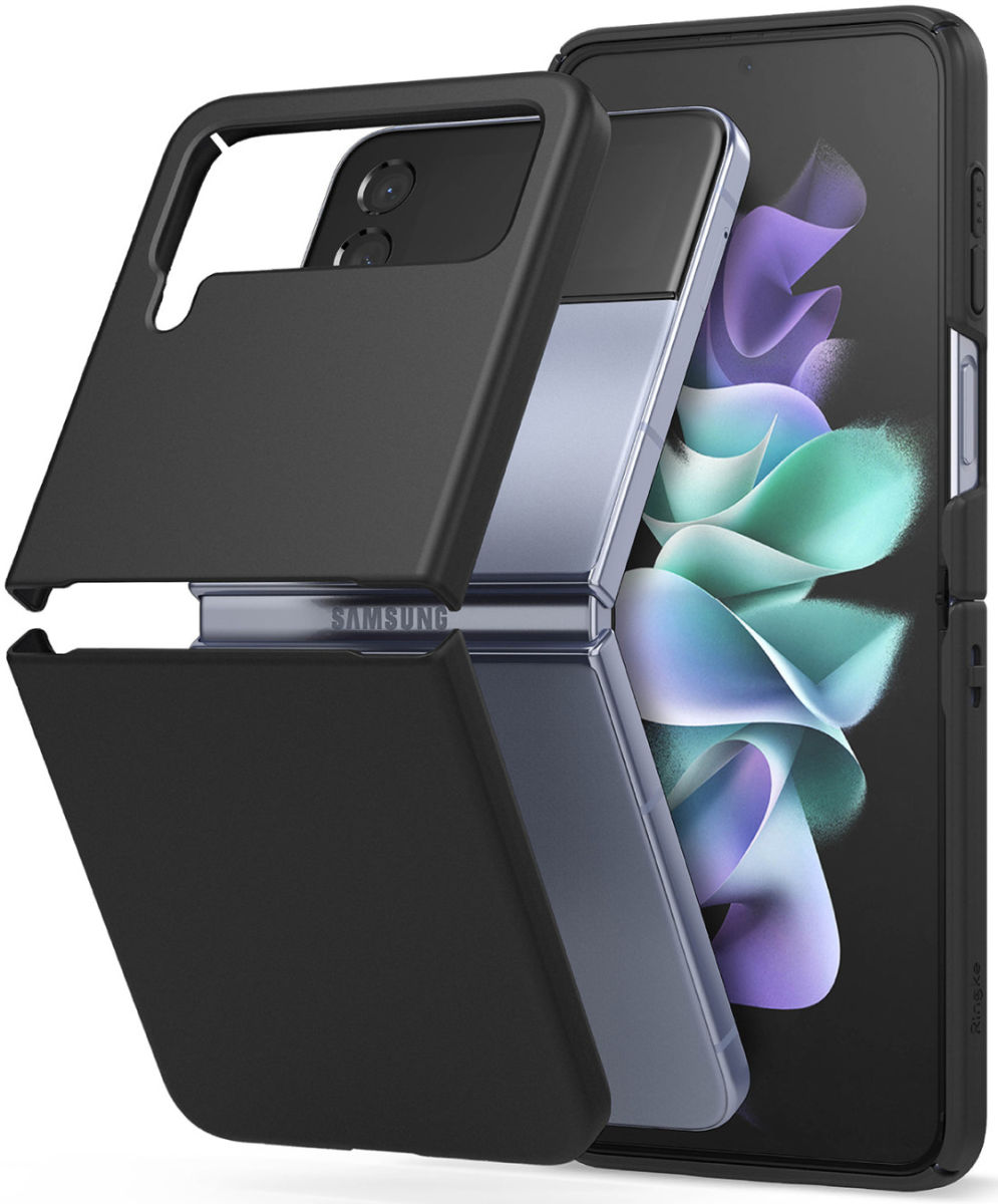 Ringke Slim Samsung Galaxy Z Flip 4 Hoesje Back Cover Zwart afbeelding 1