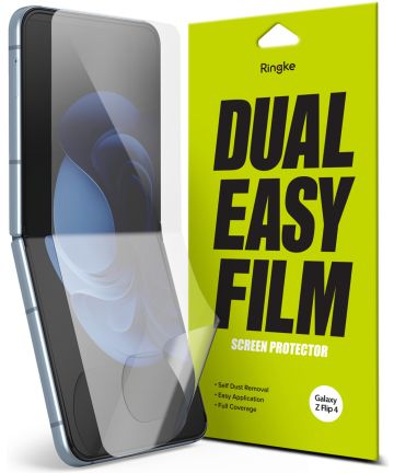Ringke Dual Easy Film Samsung Galaxy Z Flip 4 Screen Protector 2-Pack Screen Protectors