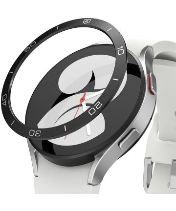 Ringke Bezel Styling - Galaxy Watch 5/4 40 MM Randbeschermer - RVS - Zwart Cases