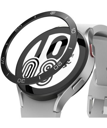 Ringke Bezel Styling - Galaxy Watch 5/4 44MM Randbeschermer - RVS - Zwart Cases