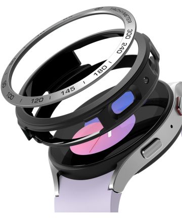 Ringke Air Sports - Bezel Styling Galaxy Watch 5 40MM - Zwart/Zilver Cases