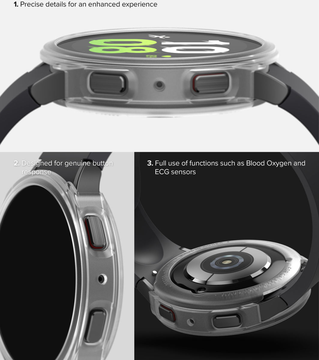 Ringke Air Sports - Samsung Galaxy Watch 5 44MM Hoesje - TPU - Transparant afbeelding 7