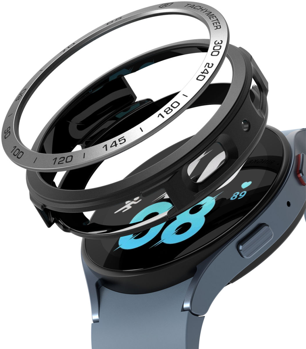 Ringke Air Sports - Bezel Styling Galaxy Watch 5 44MM - Zwart/Zilver afbeelding 1
