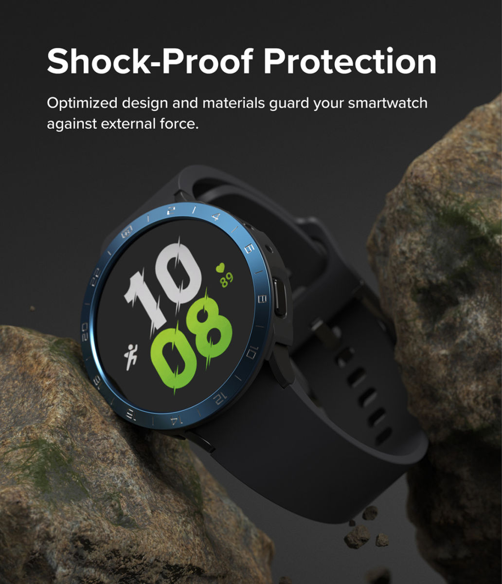 Ringke Air Sports Bezel Styling Galaxy Watch 5 44MM Zwart/Blauw afbeelding 6
