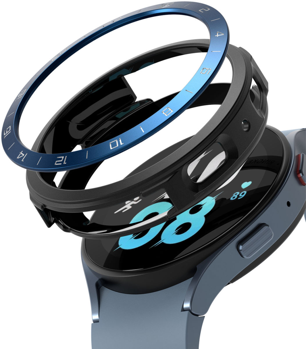 Ringke Air Sports Bezel Styling Galaxy Watch 5 44MM Zwart/Blauw afbeelding 1