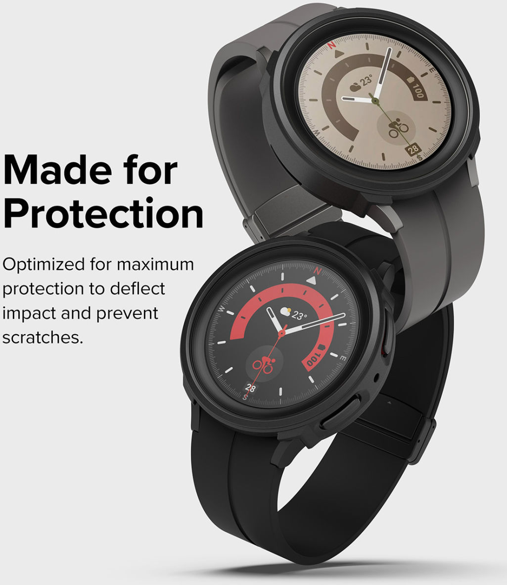 Ringke Air Sports - Samsung Galaxy Watch 5 Pro Hoesje - TPU - Zwart afbeelding 3