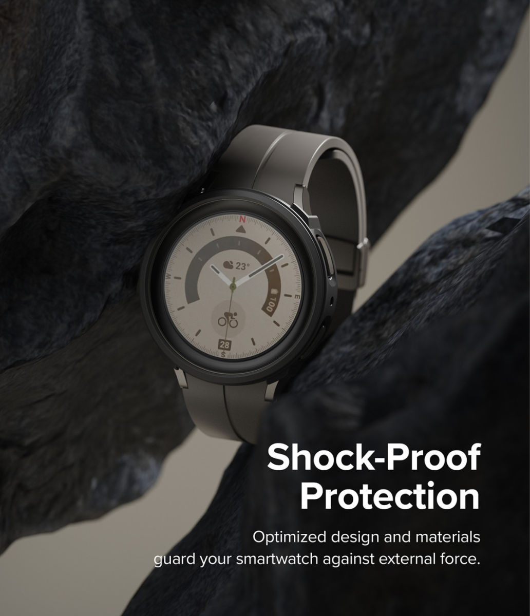 Ringke Air Sports - Samsung Galaxy Watch 5 Pro Hoesje - TPU - Zwart afbeelding 5