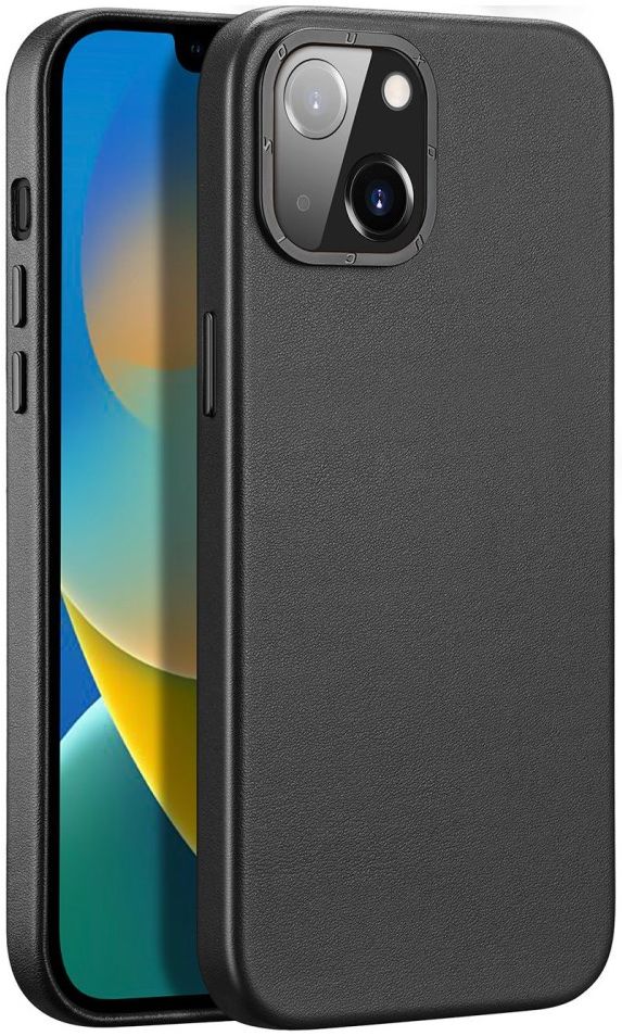 Dux Ducis Grit Apple iPhone 14 Hoesje MagSafe Back Cover Zwart afbeelding 1
