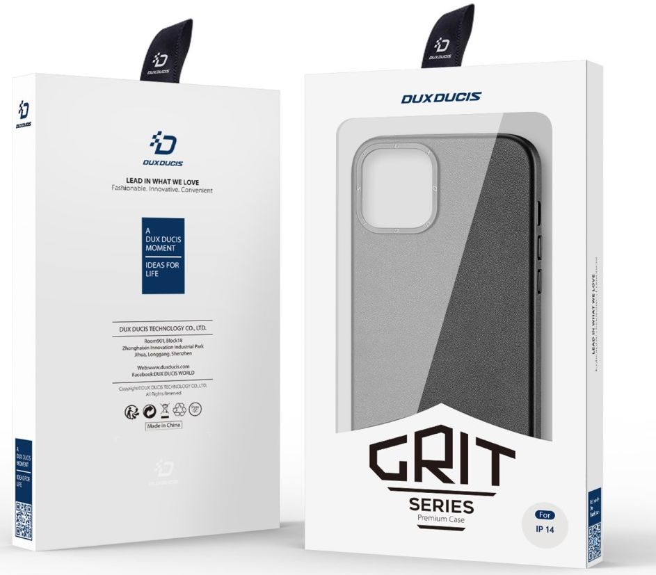 Dux Ducis Grit Apple iPhone 14 Hoesje MagSafe Back Cover Zwart afbeelding 11