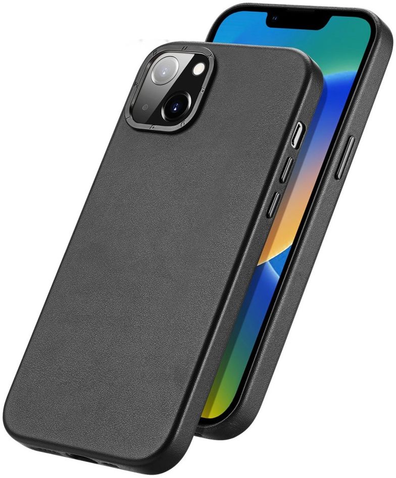 Dux Ducis Grit Apple iPhone 14 Hoesje MagSafe Back Cover Zwart afbeelding 2