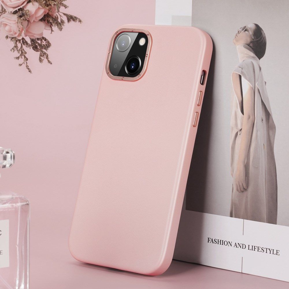 Dux Ducis Grit Apple iPhone 14 Hoesje MagSafe Back Cover Roze afbeelding 3