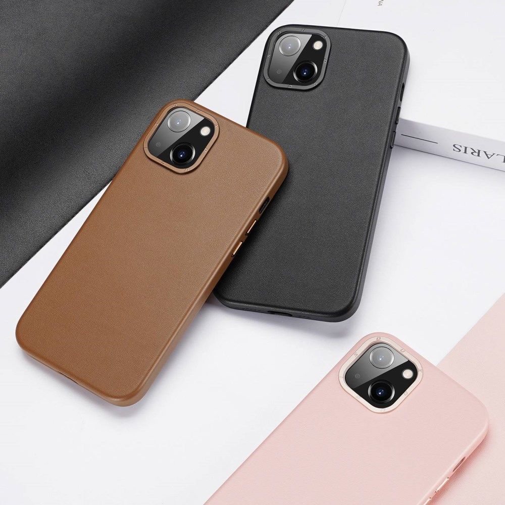 Dux Ducis Grit Apple iPhone 14 Hoesje MagSafe Back Cover Roze afbeelding 10